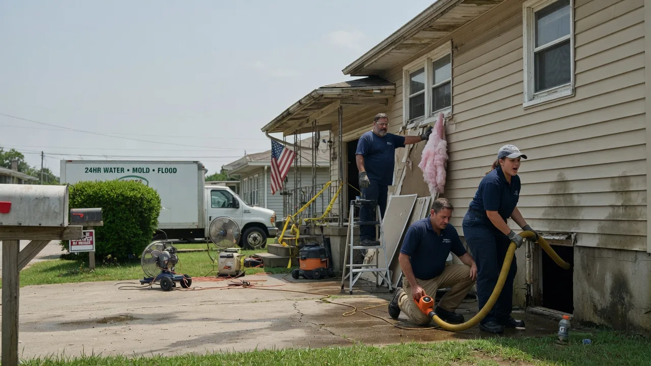 Water Damage Repair in East China, MI near me
